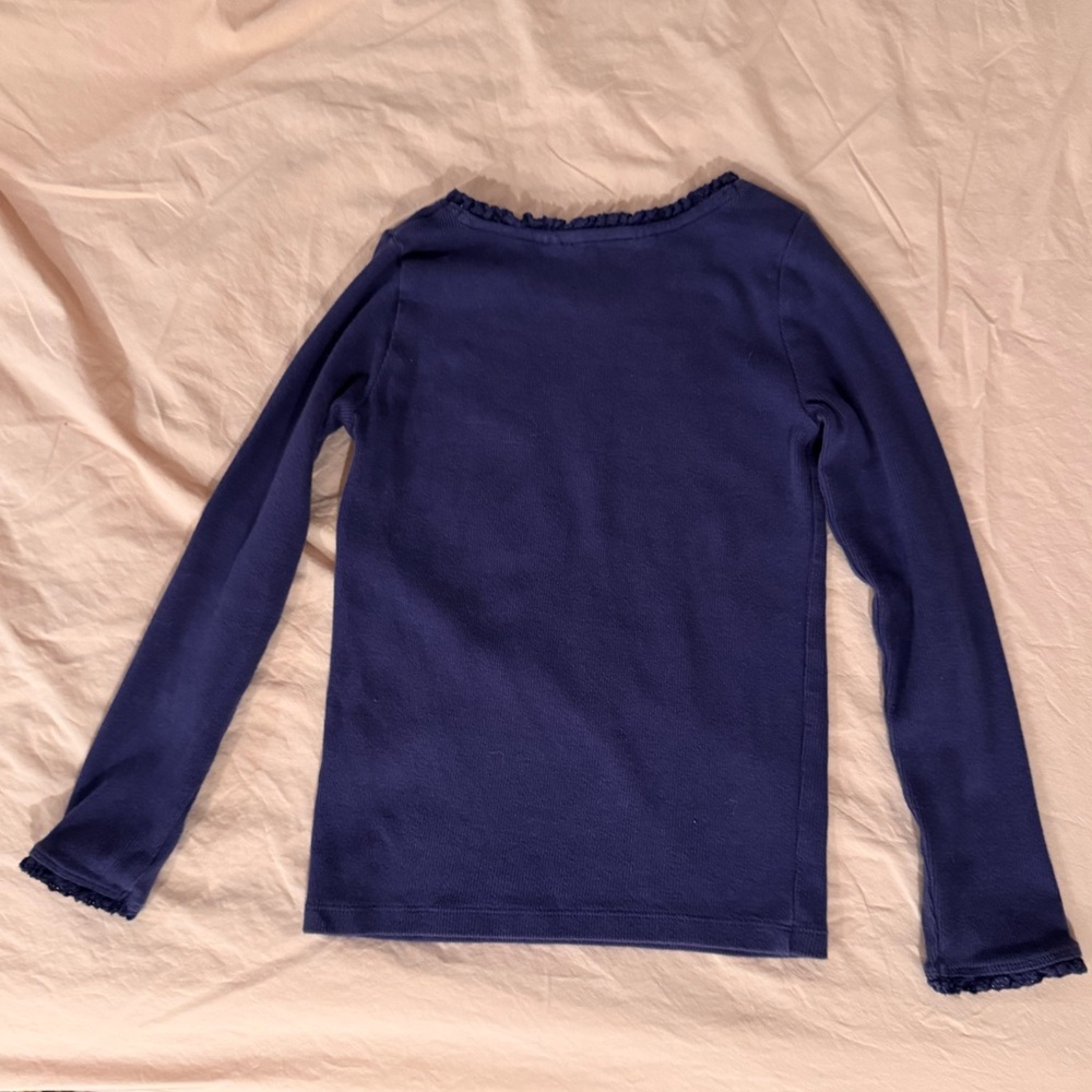 Used Mini Boden puppy embroidered skirt and 2 shirts - Picture 9 of 14
